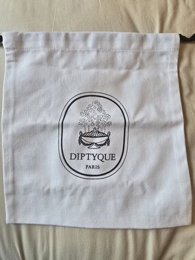 Diptyque Paris White Drawstring Dust Bag